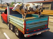 Xe tải vận chuyển động vật