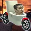 Bike Stunt Ski Toilet