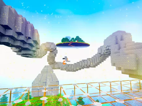 Blocky Parkour: Đường nước rút đường chân trời