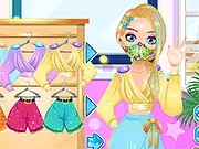 Thiết kế mặt nạ Sofia tóc vàng