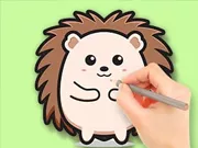 Sách tô màu: Nhím dễ thương