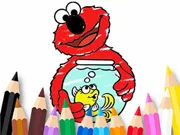 Sách tô màu: Elmo New Friend
