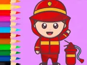Sách tô màu: Lính cứu hỏa