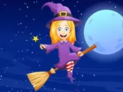 Sách tô màu: Cô gái Halloween