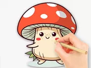 Sách tô màu: Nấm