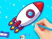 Sách tô màu: Rocket
