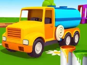 Sách tô màu: Xe tải nước