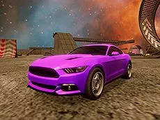 Những pha nguy hiểm xe điên rồ trong Moon Cosmic Arena