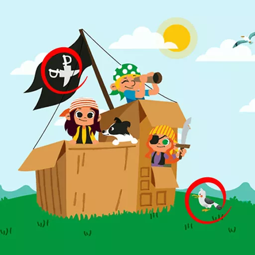 Tìm 6 điểm khác biệt - Phát hiện những thay đổi ẩn!