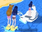 Cô gái lướt sóng 3D