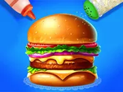Nấu ăn bánh hamburger