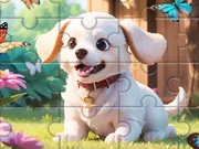 Ghép hình: Chó trong vườn