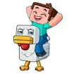 Ông trùm trang trại gà của Noob