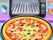 Nấu ăn máy làm bánh pizza