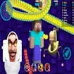 Skibidi Toilet Snake.io trong Minecraft