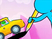 Stickman vẽ cây cầu